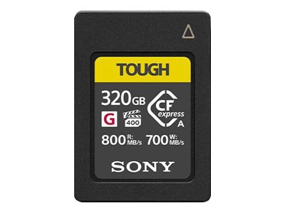 Carte mémoire Sony CEAG320T CFexpress Type A 320 Go Noir - Carte