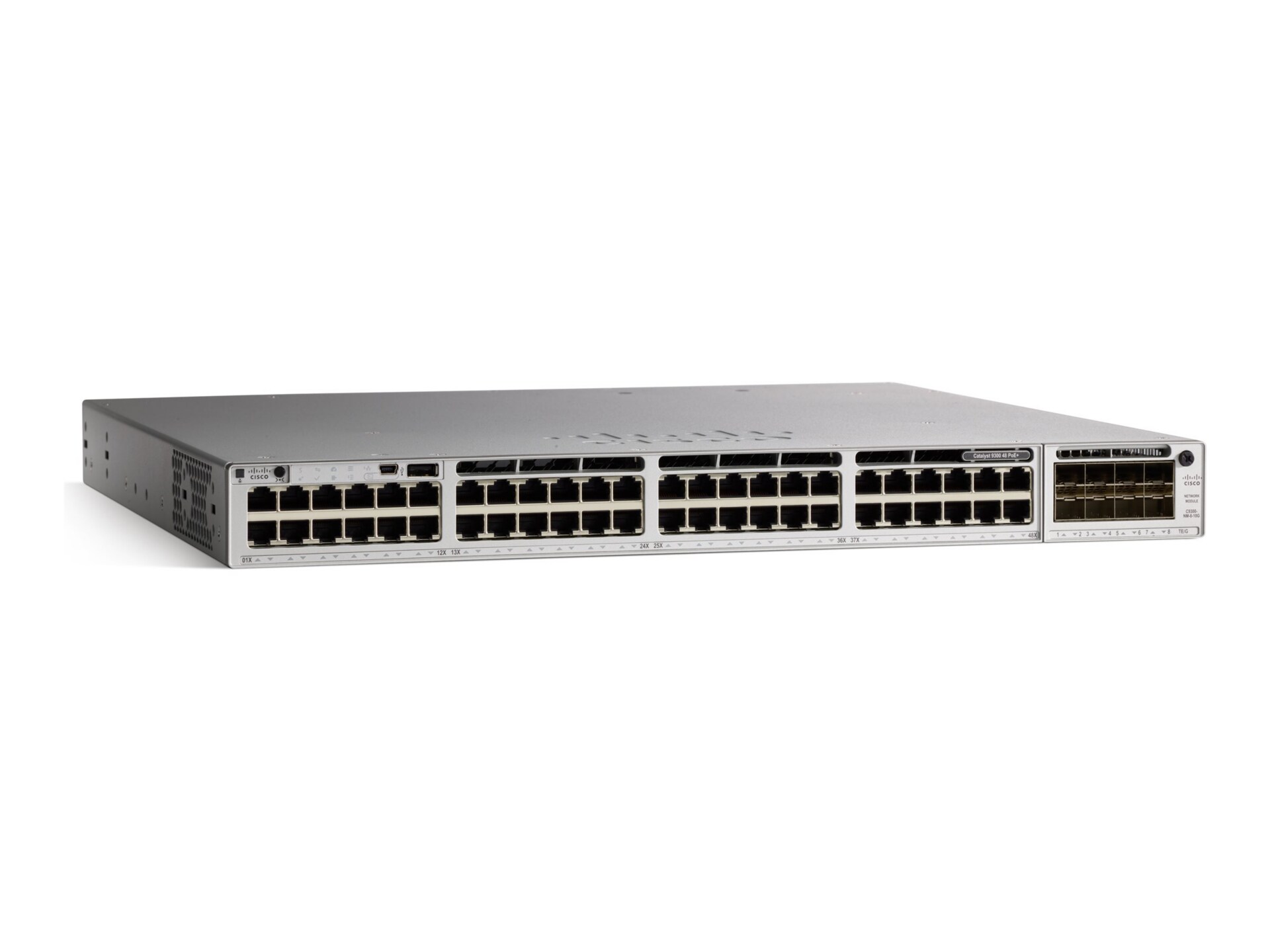 Cisco Meraki Catalyst 9300-48P - switch - 48 ports - managed - rack-mountable