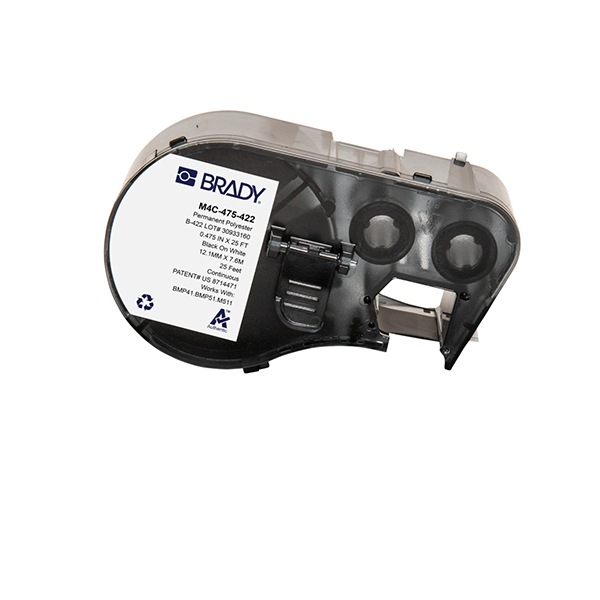 BRADY 0.475X25FT POLYESTER LABELS