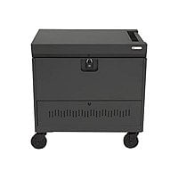 Bretford Cube Toploader - cart - for 40 tablets / notebooks - platinum