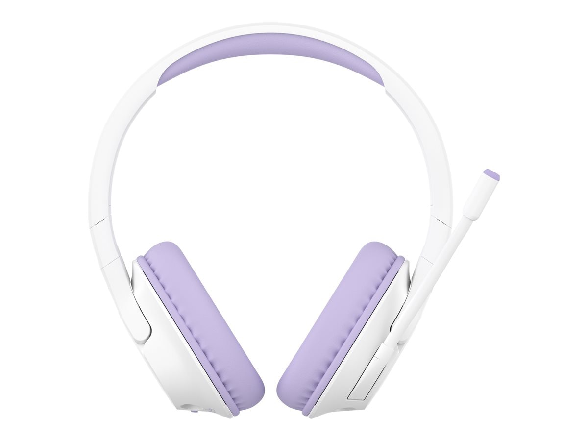 Belkin SoundForm Inspire Wireless Over-Ear Headset with Mic for Kids - Lavender