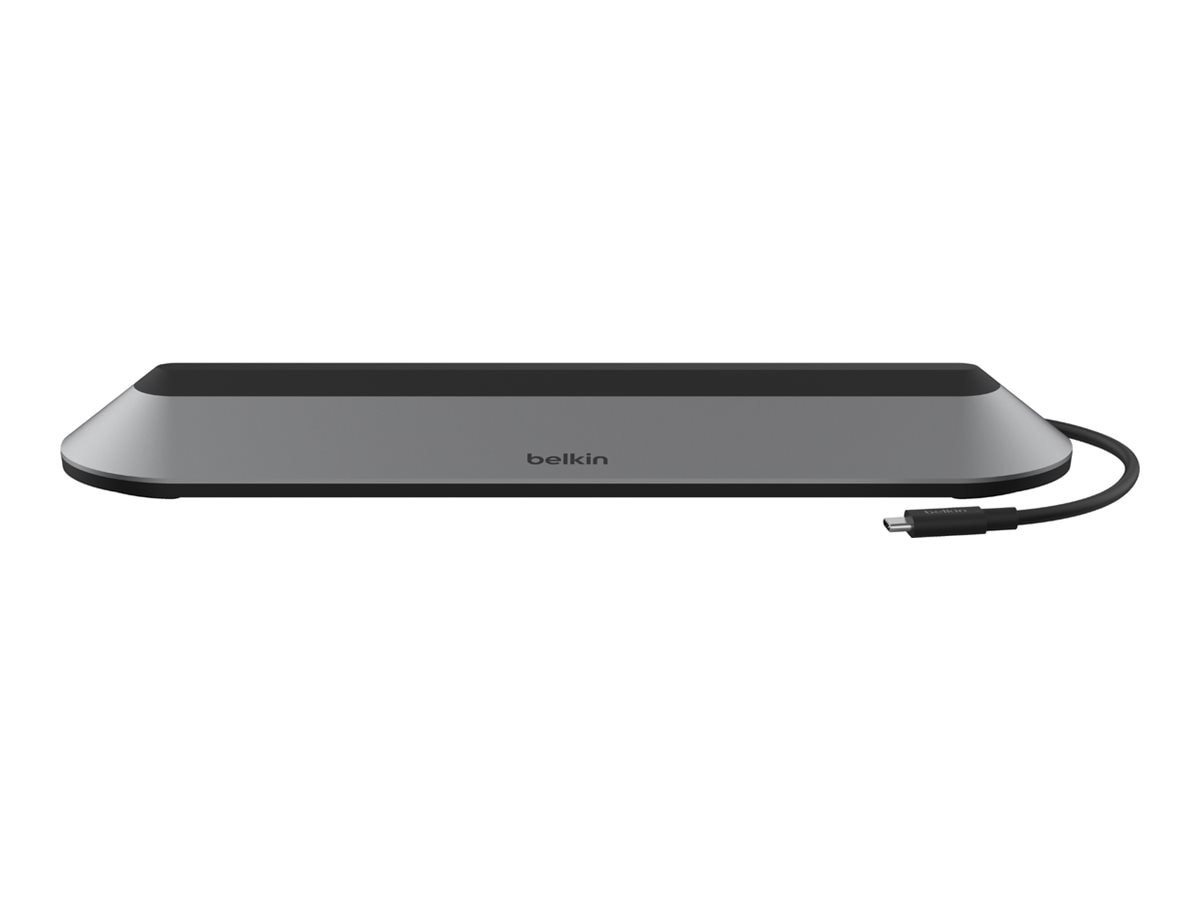 Belkin Silicon Motion USB-C Docking Station - 10 Gbps - 100W - 2xUSB-C, 2xUSB-A, 2xHDMI, 1xVGA, 1xEthernet - 4K - Grey