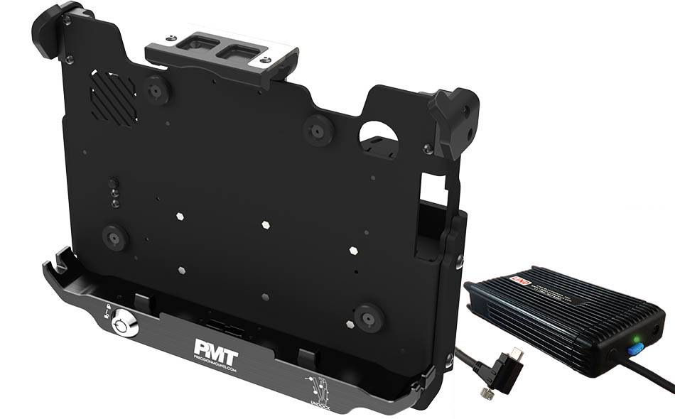 Gamber-Johnson Precision Mounting Cradle with Power Adapter for Latitude 7030 Rugged Extreme Tablet