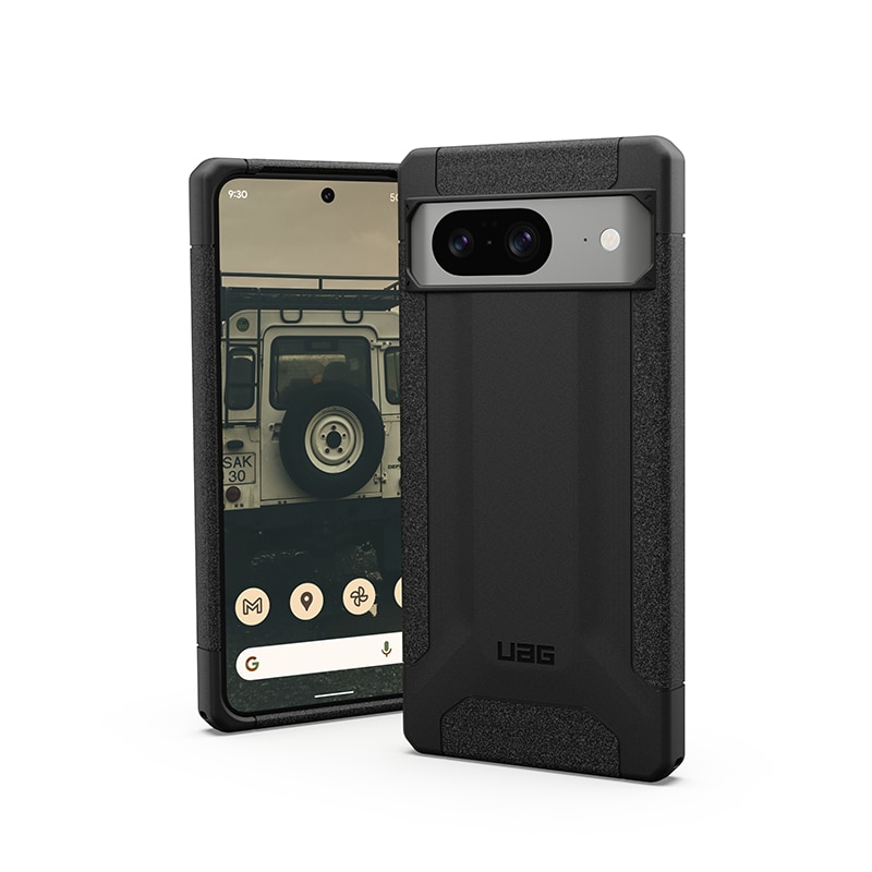 UAG Rugged Case for Google Pixel 8 - Scout Black - back cover for cell phon