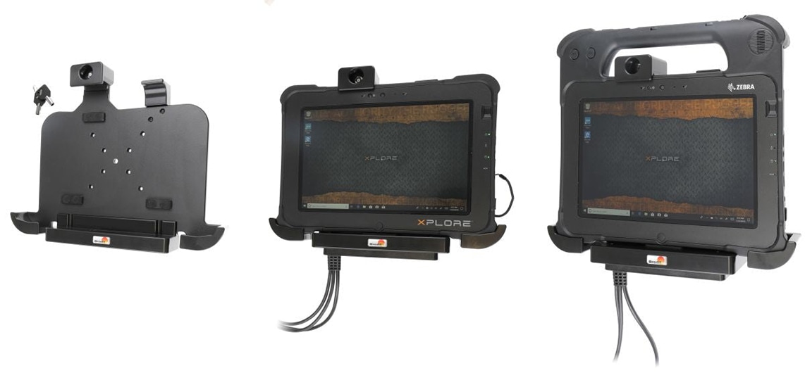 ProClip Non-Charging Cradle with Key Lock and Rear Camera Access for Zebra XPAD L10/XSLATE L10