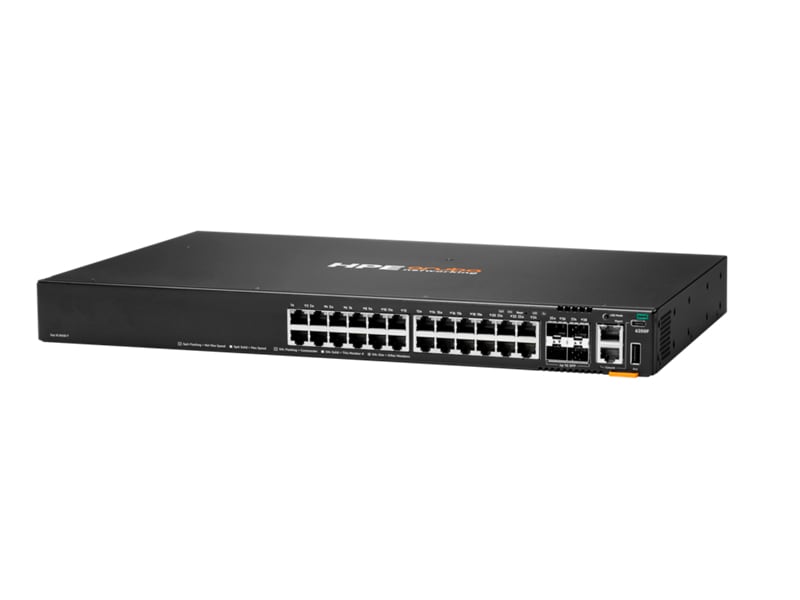 HPE Aruba Networking CX 6200F 24G 4SFP Switch - switch - Max. Stacking Distance 10 kms - 24 ports - managed -