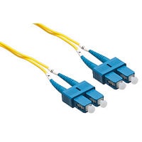 Axiom SC-SC Singlemode Duplex OS2 9/125 Fiber Optic Cable - 1m - Yellow - n