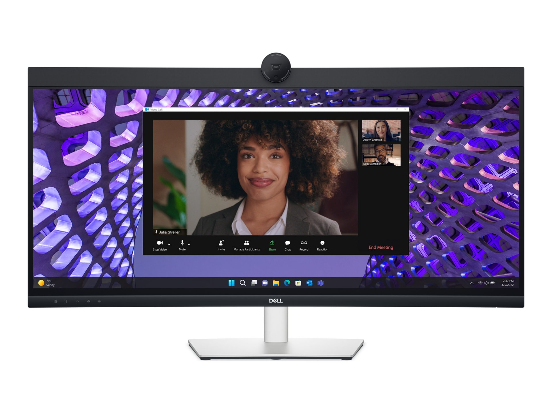 Dell 34 Curved Video Conferencing Monitor - P3424WEB