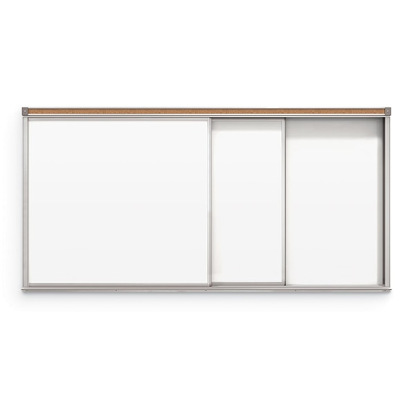 MooreCo 4'x12' 2-Track/2-Panel Horizontal Sliding Board