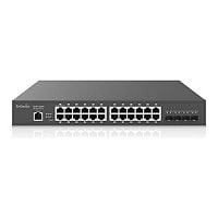 EnGenius Cloud ECS1528T - switch - 13", compact - 24 ports - managed - rack-mountable