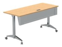 Spectrum Flex Active - table - rectangular - graphite talc
