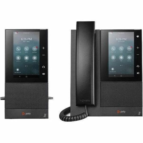 Poly CCX 505 IP Phone - Corded - Corded/Cordless - Wi-Fi, Bluetooth - Deskt