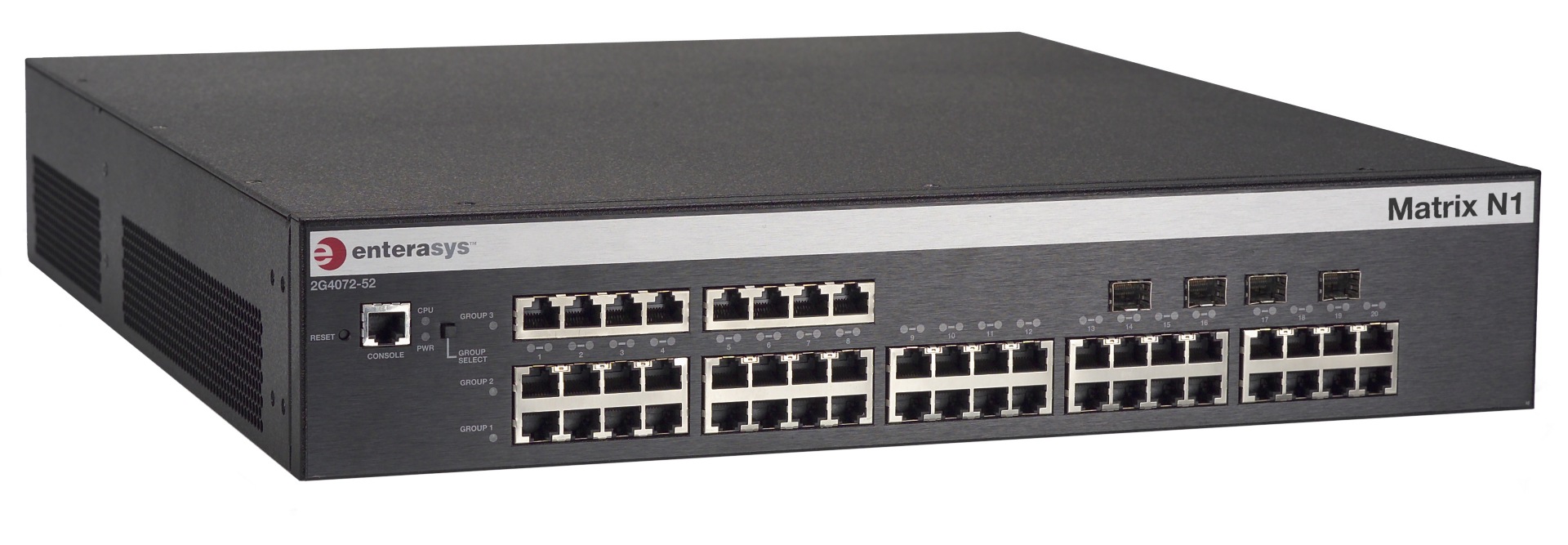 Enterasys Matrix N Standalone switch with 48-port 10/100/1000BASE-TX ports