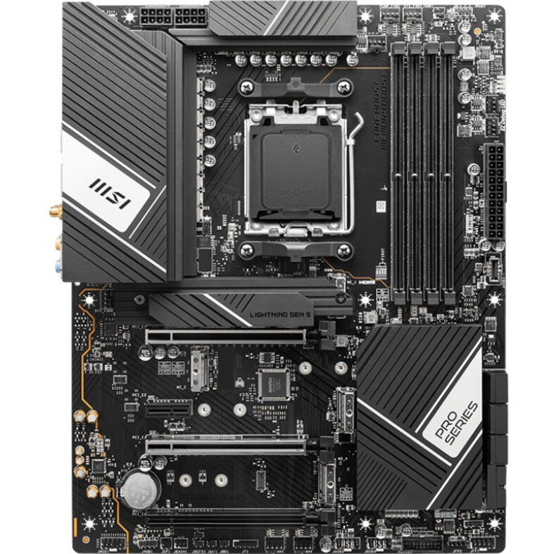 MSI PRO X670 P WIFI Desktop Motherboard AMD X670 Chipset