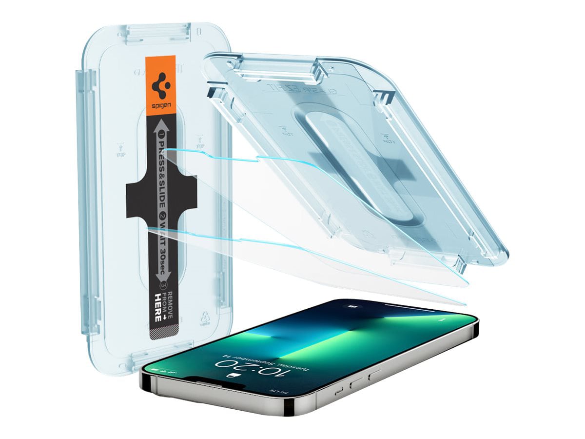 Spigen GLAS.tR EZ Fit - Screen Protector For Cellular Phone