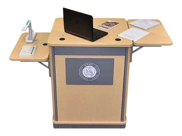 Spectrum Media Manager Series - lectern - rectangular - black