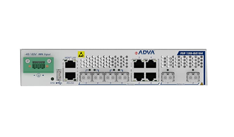 ADTRAN GE104 Carrier Ethernet Network Demarcation Device with Integrated AC Power Supply Unit