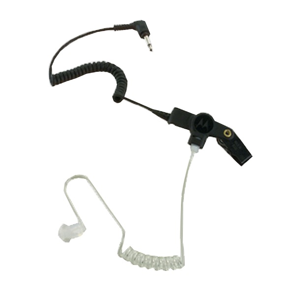 Motorola Receive-Only Earpiece with Translucent Tube - Black