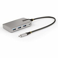 StarTech.com 4-Port USB-C Hub with USB-C DP Alt Mode Video Output, 3x USB-A