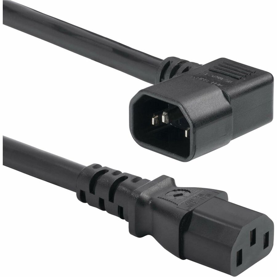 StarTech.com 6ft (1.8m) Heavy Duty Extension Cord, Right Angle IEC 60320 C1