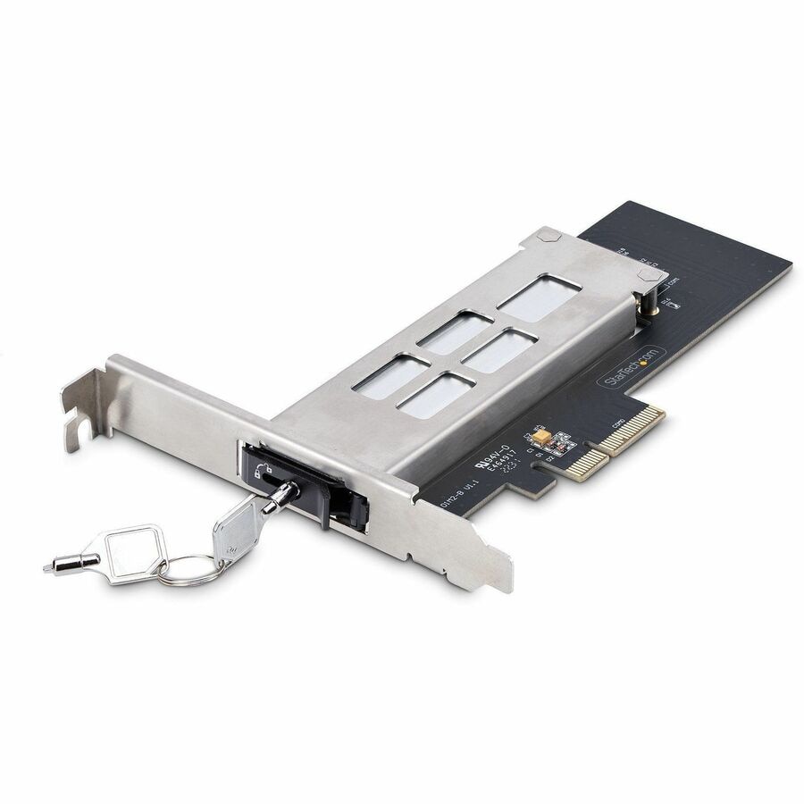 StarTech.com M.2 NVMe SSD to PCIe x4 Removable Mobile Rack for PCI Express  Expansion Slot, Tool-less Hot-Swap Drive Bay