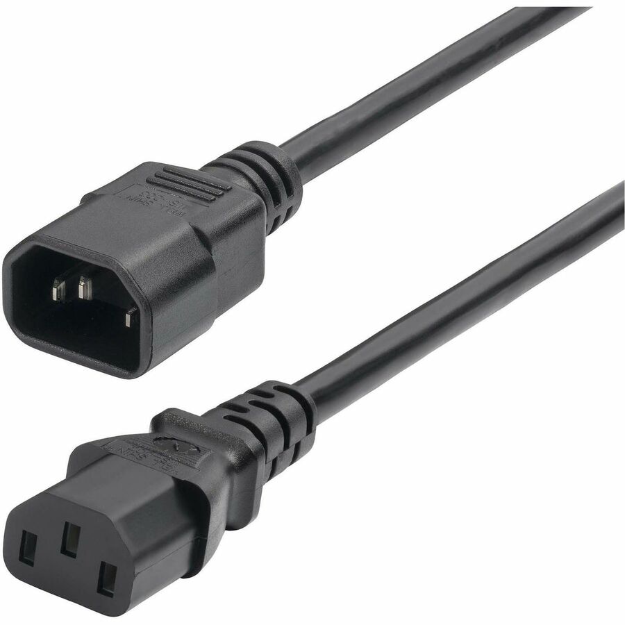 StarTech 1ft (30cm) Power Extension Cord, IEC 60320 C14 to C13, PDU Power C