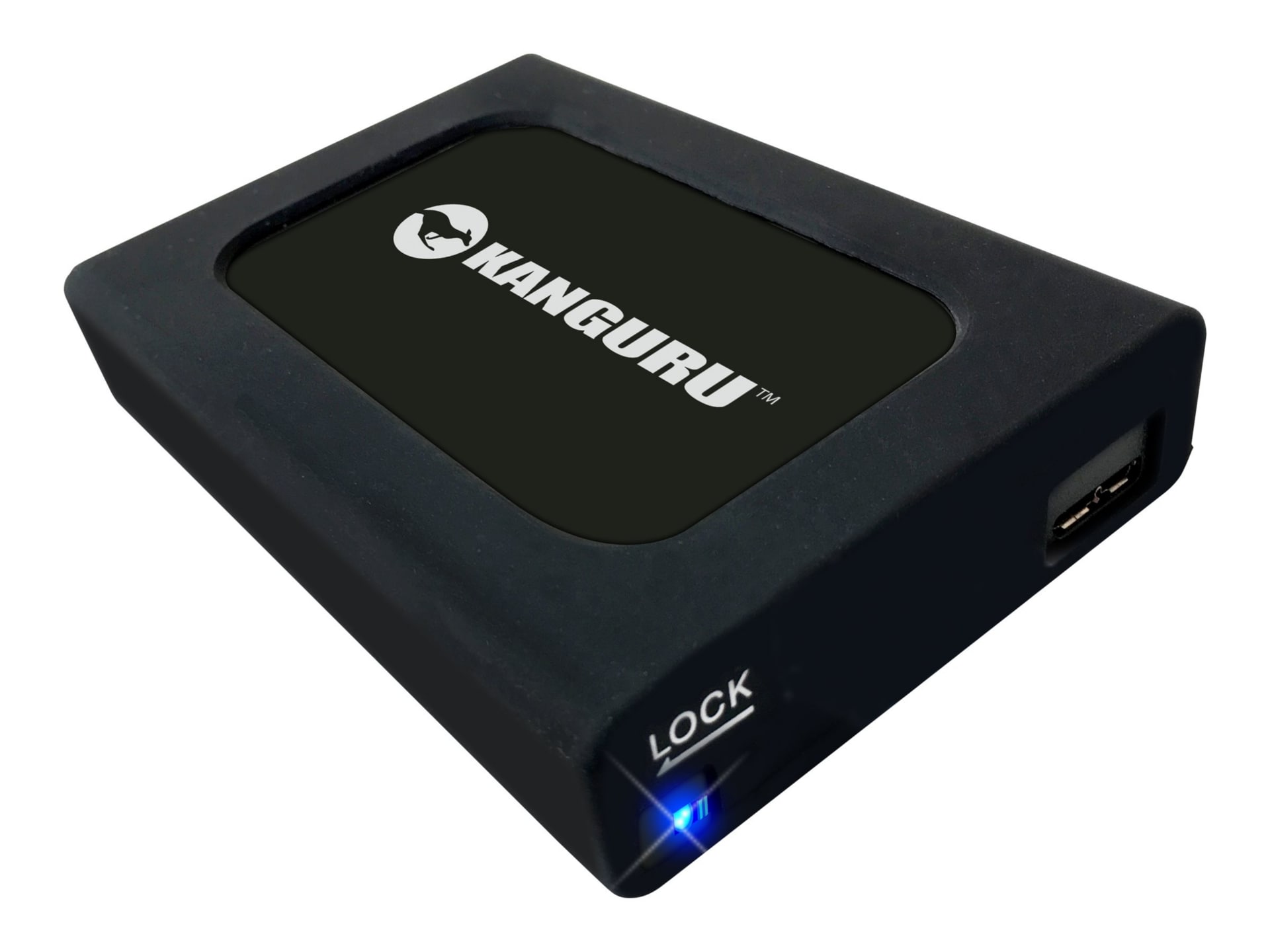 Kanguru UltraLock SSD with Physical Write Protect Switch - U3-2HDWP Series - SSD - 2 TB - USB 3.0 - TAA Compliant