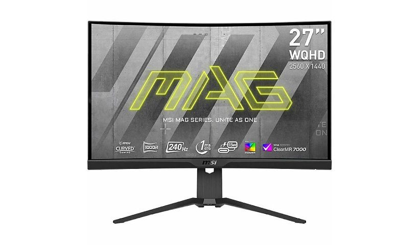 MSI 275CQRXF 27" Class WQHD Curved Screen Gaming LCD Monitor - 16:9