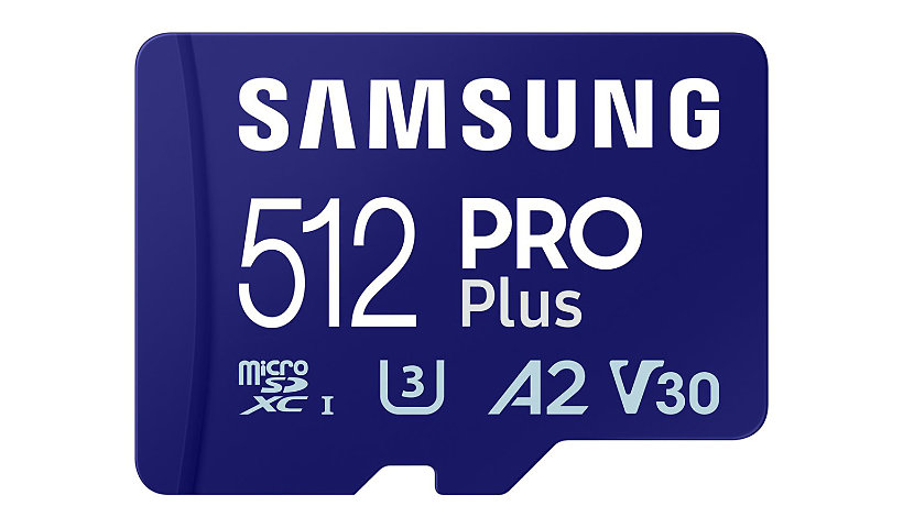 Samsung PRO Plus MB-MD512SA - flash memory card - 512 GB - microSDXC UHS-I