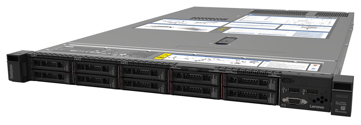 Lenovo ThinkSystem SR630 1x Silver 4210 32GB Rack Server