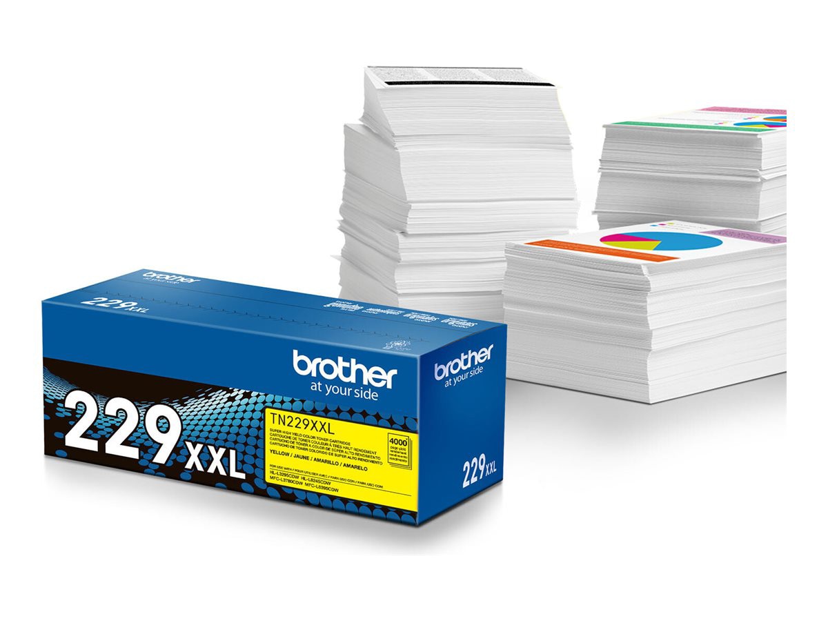 Brother TN229XXLY - Super High Yield - yellow - original - toner cartridge