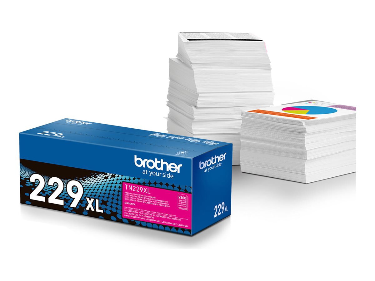 Brother TN229XLM - High Yield - magenta - original - toner cartridge