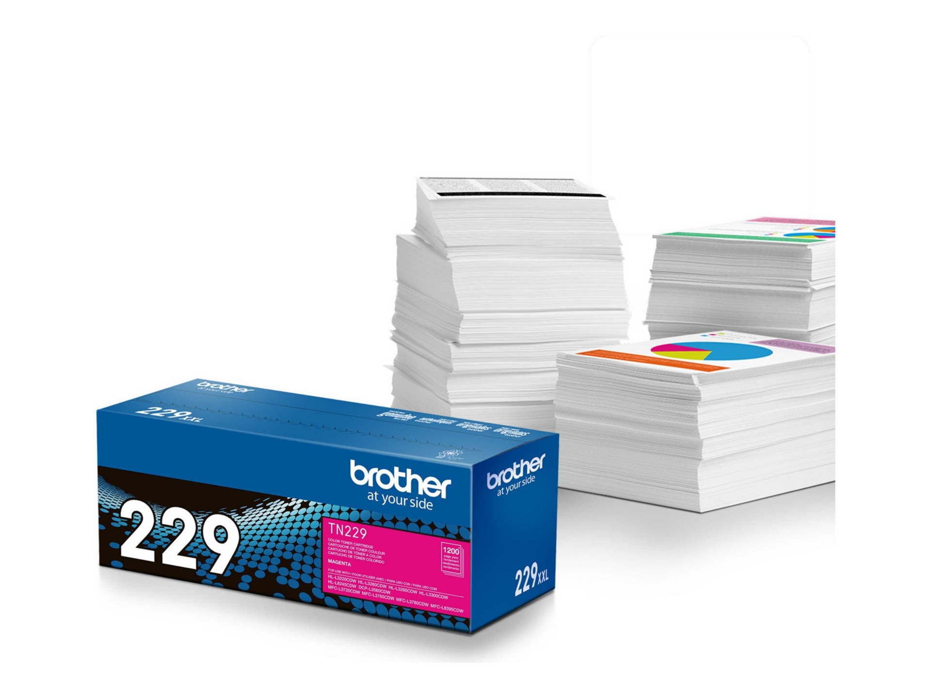 Brother TN229M - magenta - original - toner cartridge