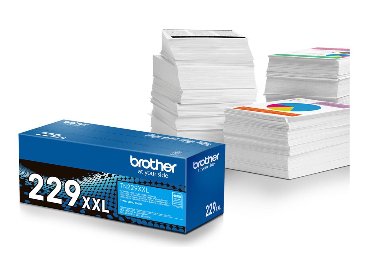 Brother TN229XXLC - Super High Yield - cyan - original - toner cartridge