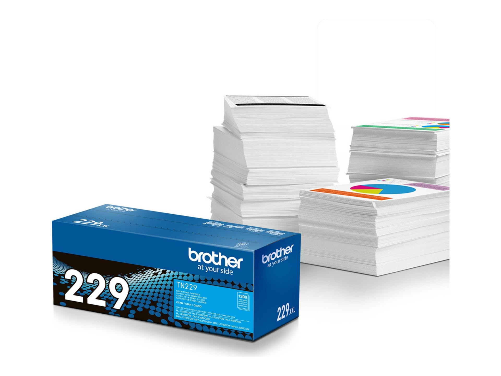 Brother TN229C - cyan - original - toner cartridge