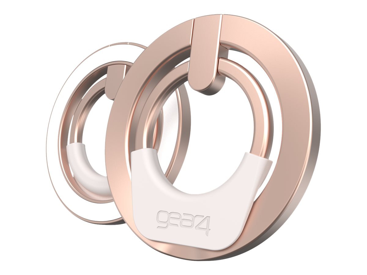 Gear4 Ring Snap 360 Magnetic Kickstand/Grip - Copper Rose