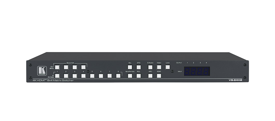 Kramer VS-84H2 8x4 4K60 HDMI Matrix Switcher