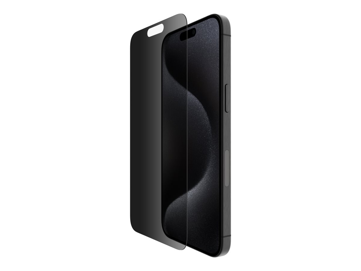 Thumbnail 5 of 5 for Belkin ScreenForce TemperedGlass Treated Screen Protector for iPhone 15 Pro Max