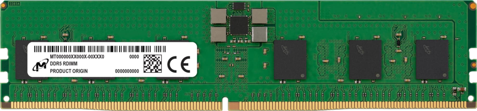 Micron - DDR5 - module - 16 GB - DIMM 288-pin - 5600 MHz / PC5-44800 - regi