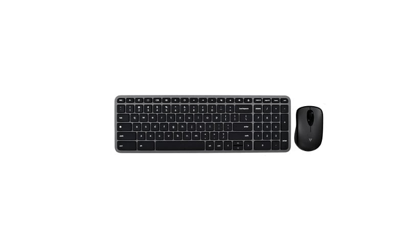 CTL V7 Chrome OS Bluetooth Keyboard and Wireless Mouse Combo for Chromebook - Black