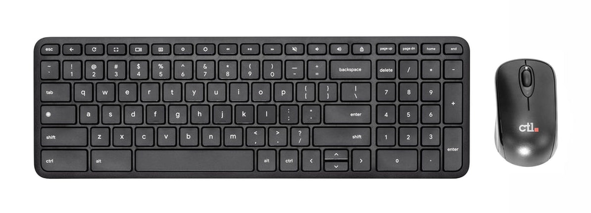 CTL Chrome OS Bluetooth Keyboard and Mouse for Chromebooks and Chromebox