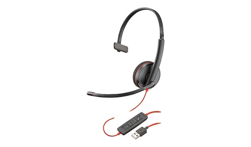 HP Poly Blackwire C3210 USB-A Corded UC Headset