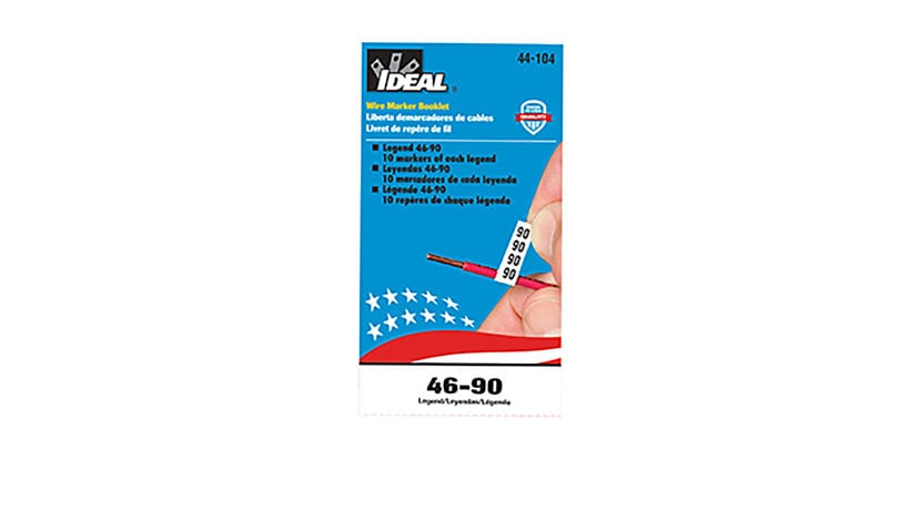 IDEAL Wire Marker Booklet - Each 10