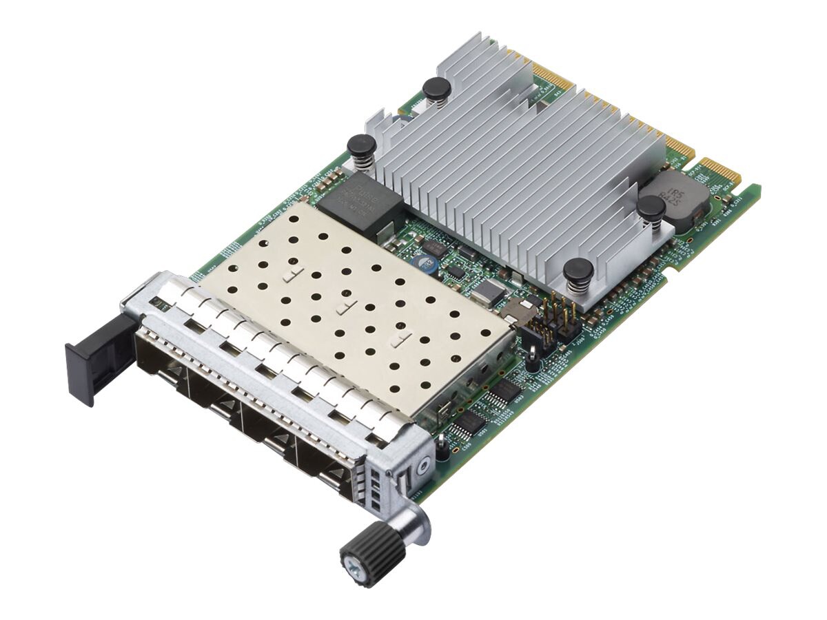 Lenovo ThinkSystem Broadcom 57454 - network adapter - OCP 3.0 - 10/25 Gigabit SFP28 x 4