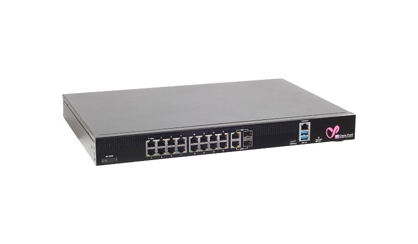 Check Point Quantum Spark 1600 - security appliance - cloud-managed - with 3 years SandBlast (SNBT) Security