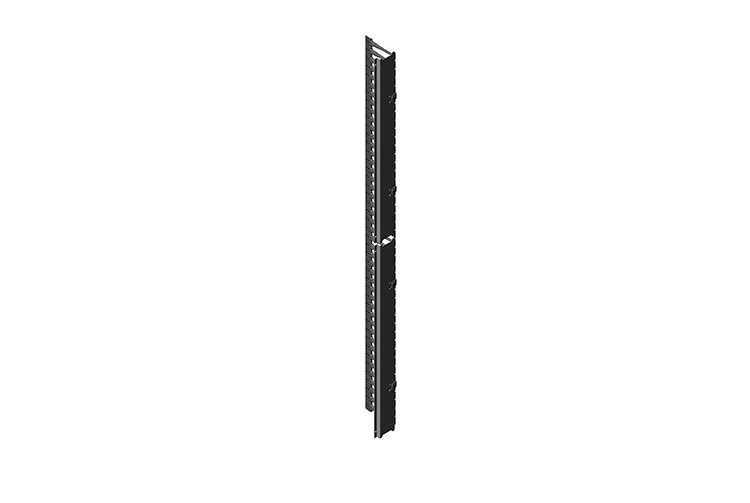 CPI Vertical Cable Manager for ZetaFrame Cabinet - Black