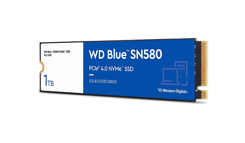 WD Blue SN580 WDS100T3B0E - SSD - 1 TB - PCIe 4.0 x4 (NVMe)