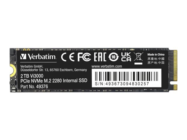 Verbatim Vi3000 - SSD - High Endurance - 2 TB - PCIe 3.0 x4 (NVMe)