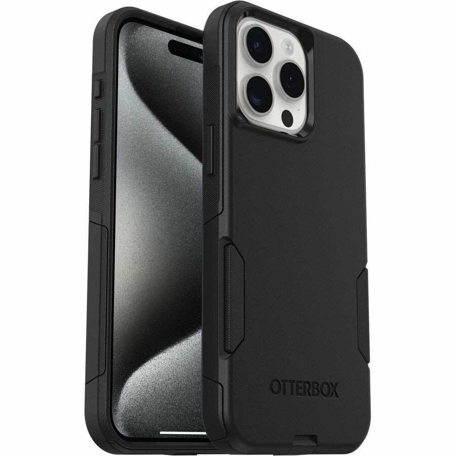 Black Slim iPhone 15 Pro Case  OtterBox Commuter Series Phone