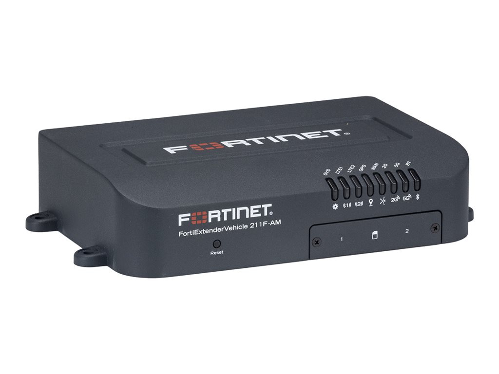 FortiExtenderVehicle 211F-AM - router - WWAN - Wi-Fi 5, Bluetooth - 3G, 4G